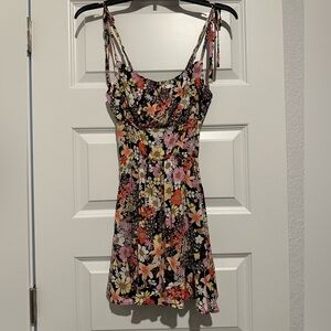 Lily Rose Black Floral Romper XS